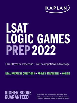 cover image of LSAT Logic Games Prep 2022